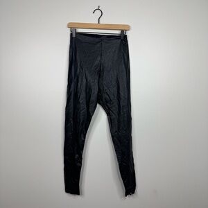 Commando Faux Leather Leggings Tights Large